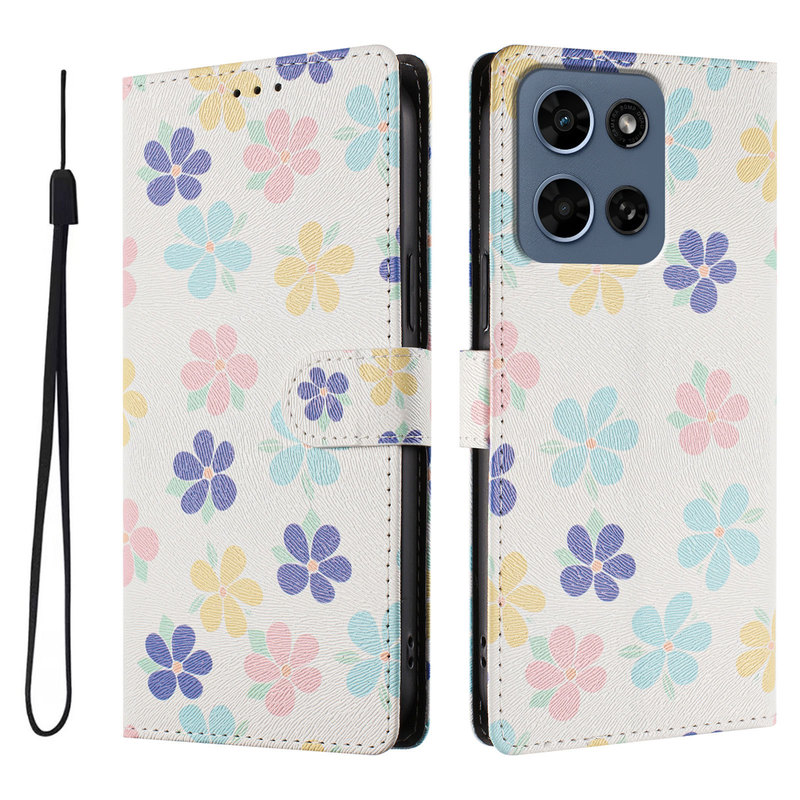 Suitable for Samsung A36 5g Painted Flower Cartoon Card Holder Flip Card Leather Case A25 5g