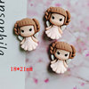 Cartoon resin for princess with accessories, children's cute hair accessory