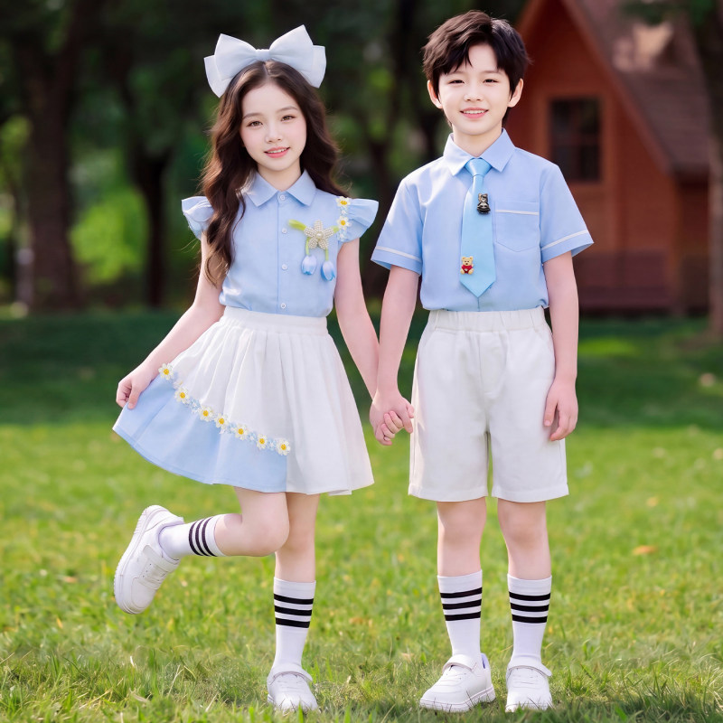 Doctor's Uniform Kindergarten Set 2026 Summer New Performance Costume Children's Latin Dance Performance Outfit Summer Ballet Dress