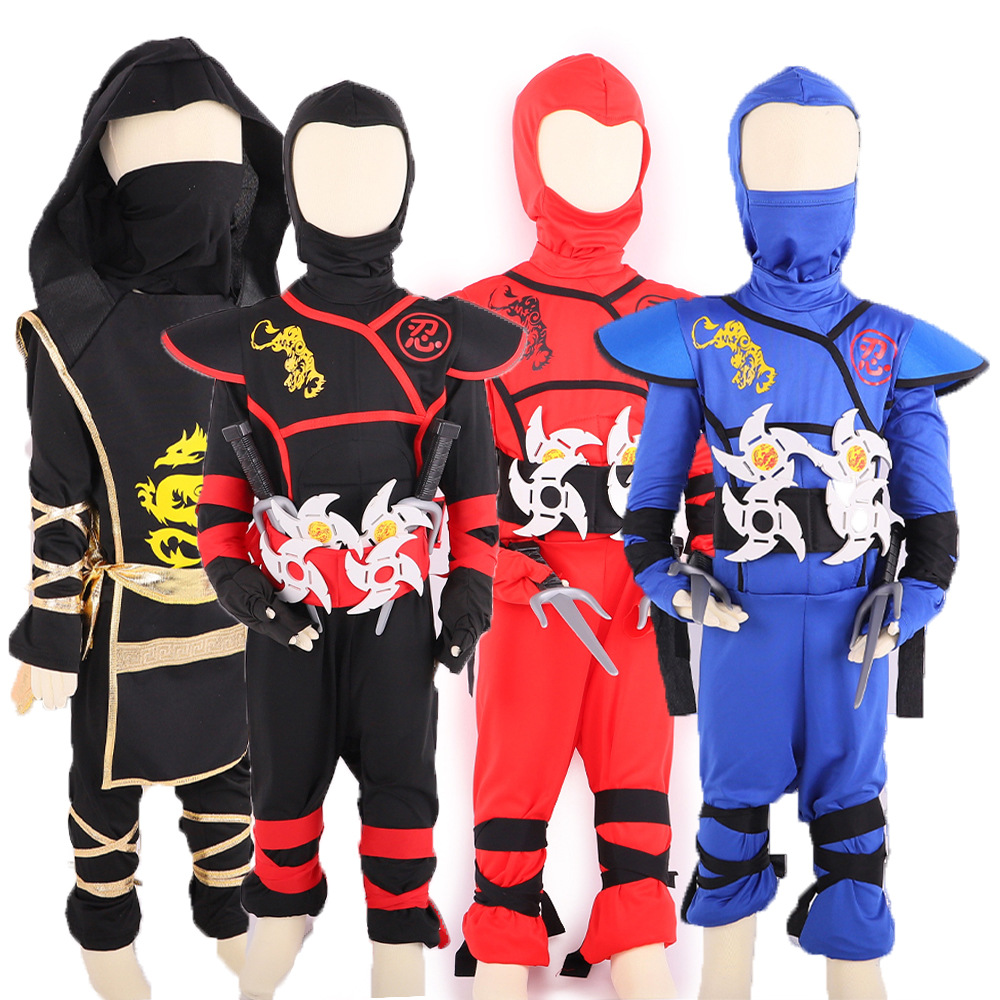 New Halloween cosplay ninja costume anime costume children's performance Naruto samurai