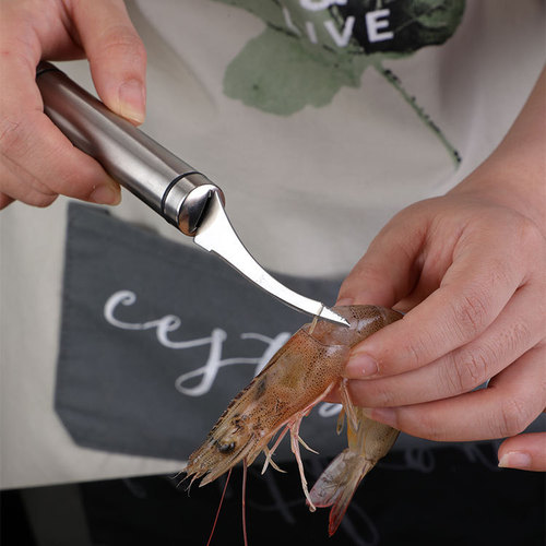 不锈钢去虾线刀 剥虾器 家用厨房工具割鱼肠鱼肚清理挑虾线刀工具