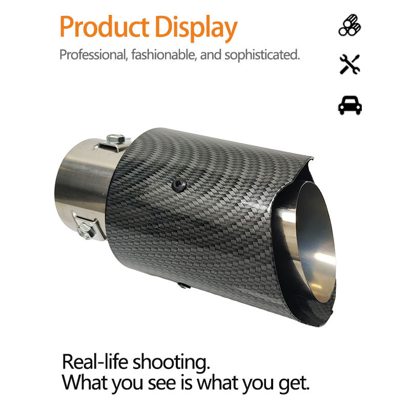 Car Modified Luminous Water Transfer Exhaust Pipe 2.5inch with Led Light Water Transfer Exhaust Pipe 63mm Water Transfer Exhaust Pipe