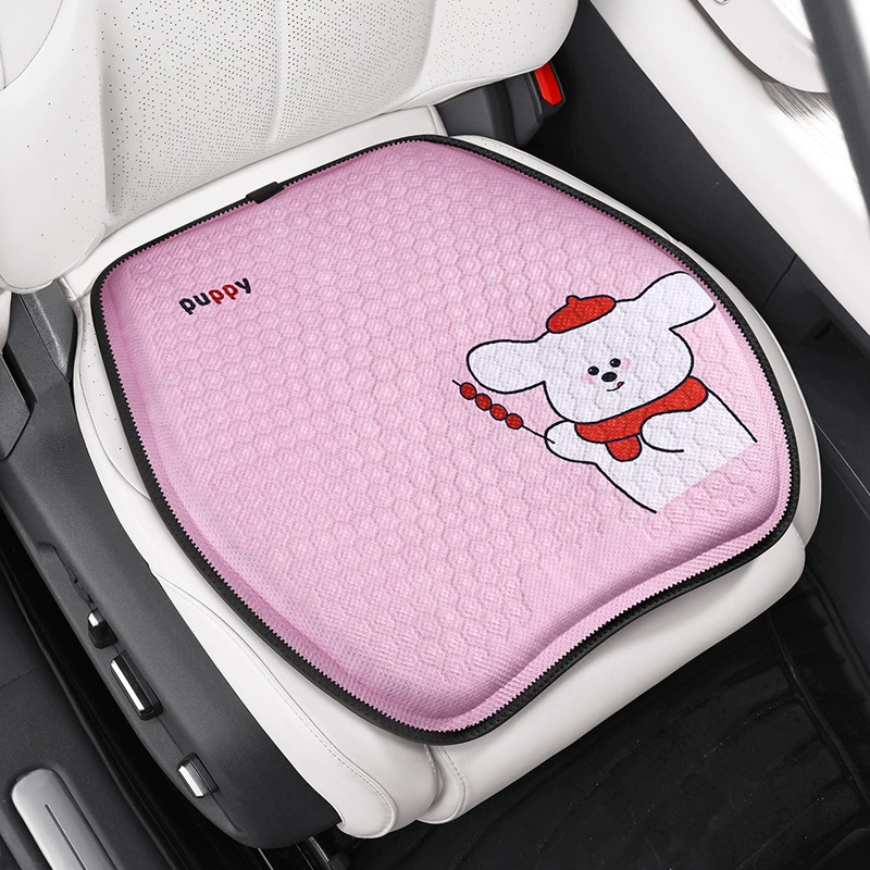 Фабрика прямых продаж Летний мультфильм сотовый гель автомобильная подушка ледяной шелк подстилка офисное сиденье подушка силиконовая охлажденная подушка