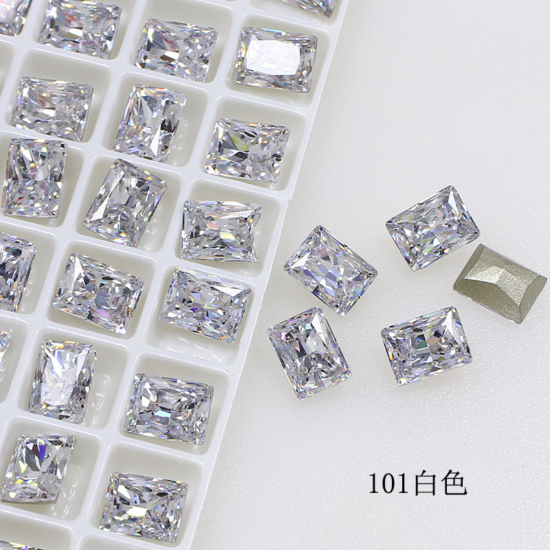 5116 얼음꽃컷 흑설탕 8*6mm