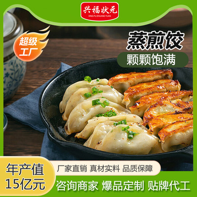 蒸煎饺1000克冷冻半成品面米制品商用厂家批发多种口味顺丰包邮