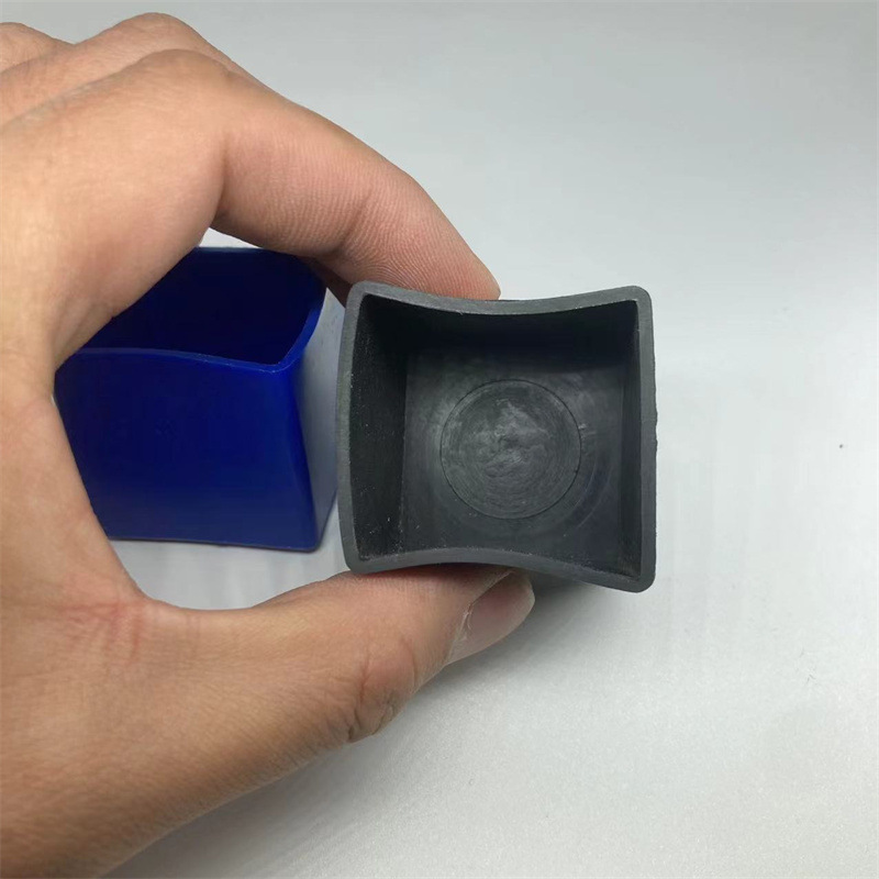 方管橡胶套保护套不锈钢家具堵头脚垫塑料胶套管套管橡塑盖帽现货