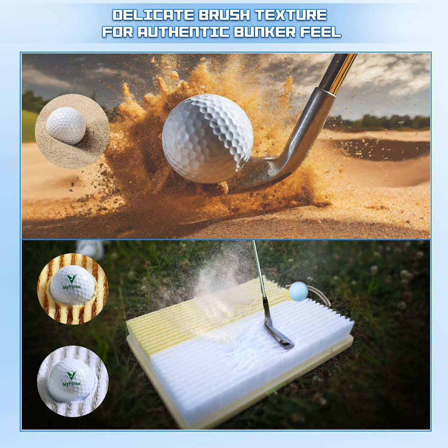 可调角度高尔夫模拟沙坑垫训练垫模拟真实的切球golf切杆练习垫