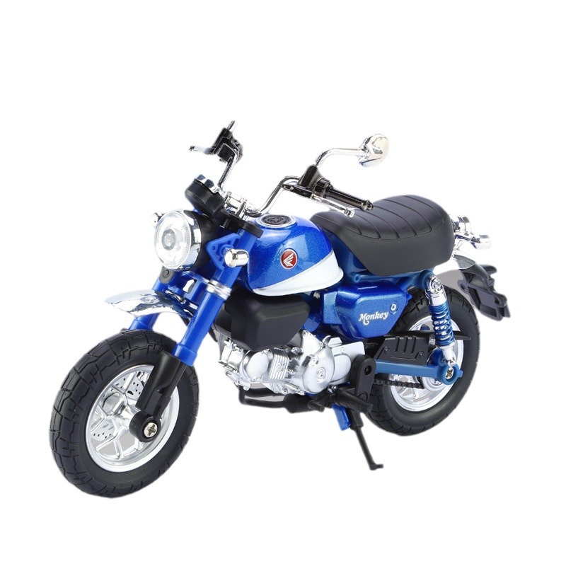 Huayi simulación aleación coche modelo 1:12 Honda mono deslizamiento motocicleta juguete con luz coche modelo adornos