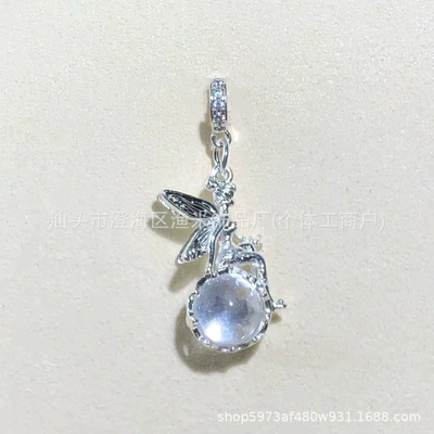 Style Jewelry Beads, Zərgərlik ara hissələri - bright-silver-white-elf-goddess