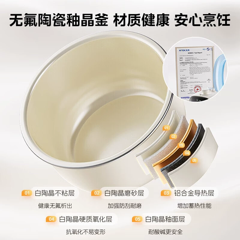 Электрический мультиварка-скороварка Midea MY-E3915, бытовая, мини, многофункциональная, интеллектуальная, для 1–3 человек