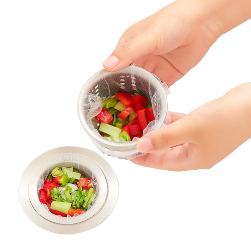 Drain Filter 100 Pcs, Disposable Pool Drain Screen, Sewer Drain Filter, Kitchen Garbage Filter Bag