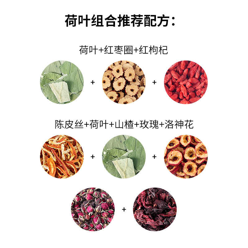 Manufacturer Wholesales Bulk Lotus Leaves from Weishan Lake, Lotus Leaf Tea in Bulk, Dried Lotus Leaf Tea Granules, Raw Materials in Large Quantities at Favorable Prices