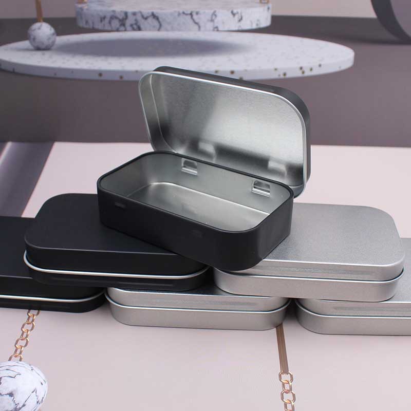 Poker iron box storage iron box classic frosted iron in stock metal packaging refrigerator sticker badge jewelry small iron box