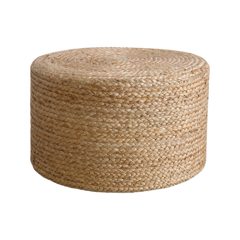 Cojín Futón de Yute Tejido para Silla de Oficina y Tatami