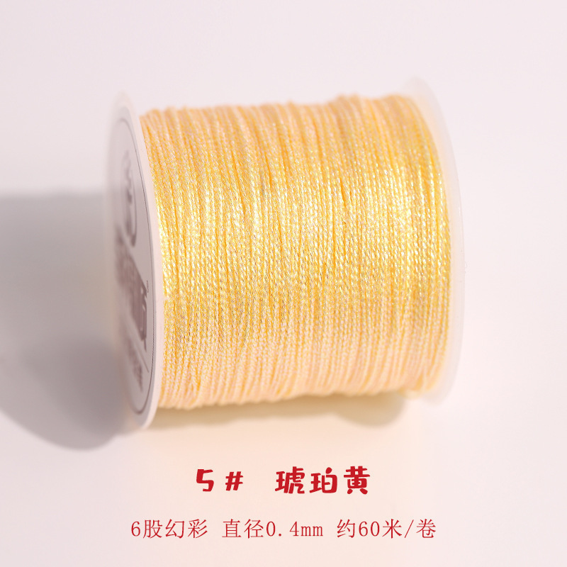 股幻彩线变色龙编织线手工编手链绕线刺绣莲花粽子材料金丝线|undefined