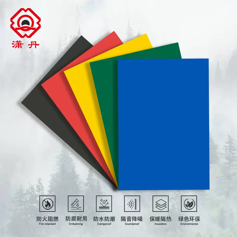 潇丹3-18mm厚高密度pvc发泡板共挤板 防火板软硬包装饰材料防水