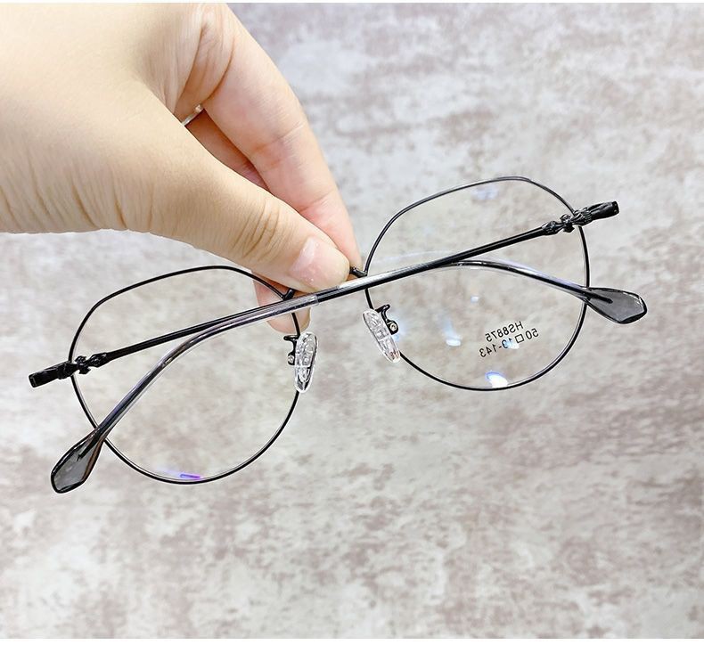 韩版潮流防蓝光辐射抗疲劳近视眼镜框女可配有度数平光护眼眼镜详情11