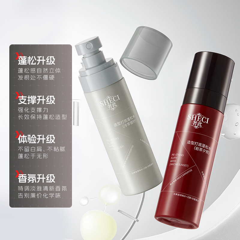 Este estampado fundado esponjoso agua libre de lavado fresco y duradero aerosol de estampado de cabello no endurece los fabricantes de desengrasamiento