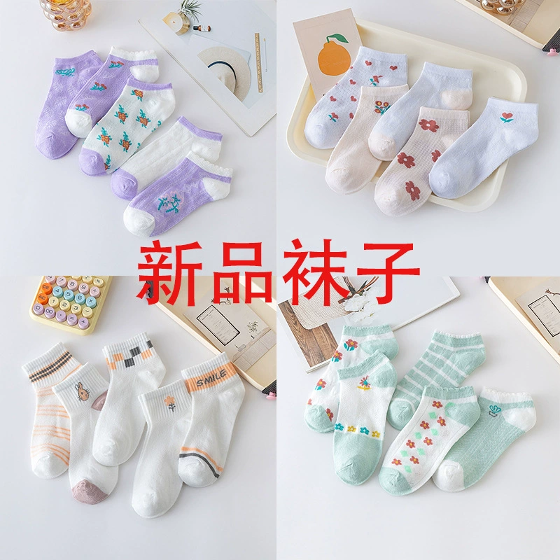 Трансграничные новые носки женские летние тонкие сетки