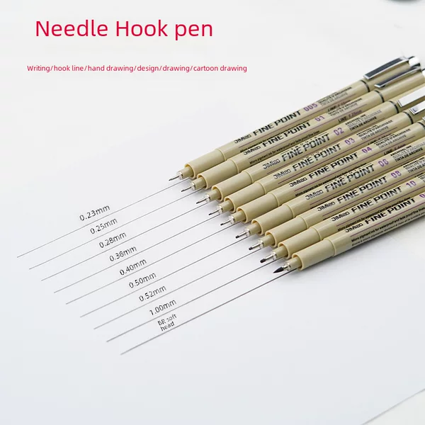 Wholesale Waterproof Needle Pen for Students with Art Comics and Architectural Design Black Signature Pen Hand-Painted Sketch Hook Pen