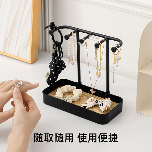Desktop jewelry accessories earring hanger necklace hair accessories earring storage rack bracelet display rack key rack storage box