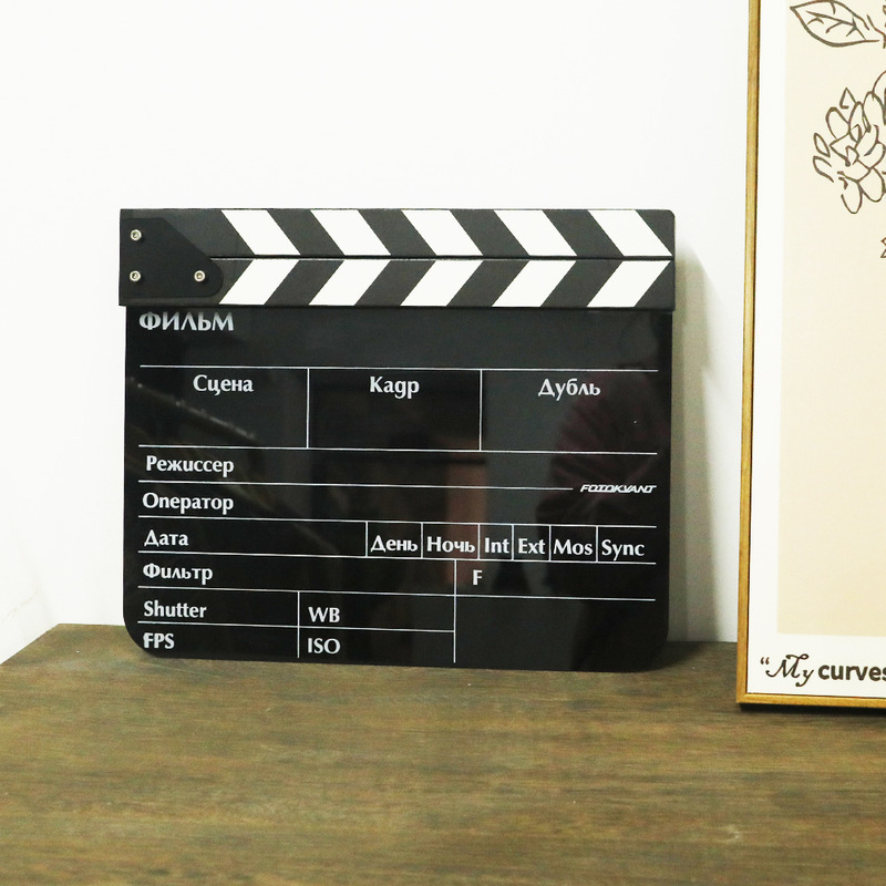 Hui photography Lightupfoto director board film shooting board film shooting field board acrylic playing board