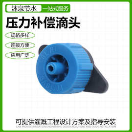 压力补偿滴头 可拆可清洗 4L8L果园大棚果树盆栽滴灌滴箭PE管用滴