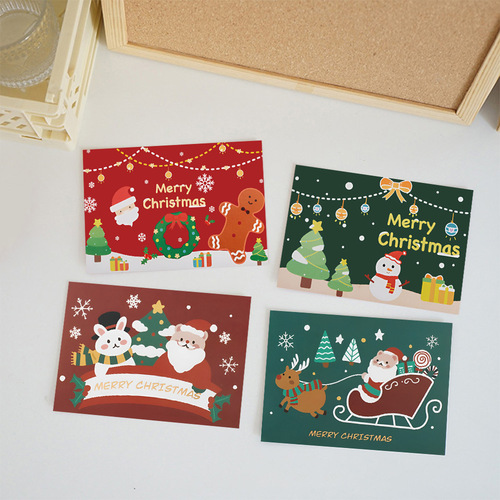 40 Christmas Little Happiness Cards for Wall, Desk Decoration, Gift, Greeting, Message, Postcard