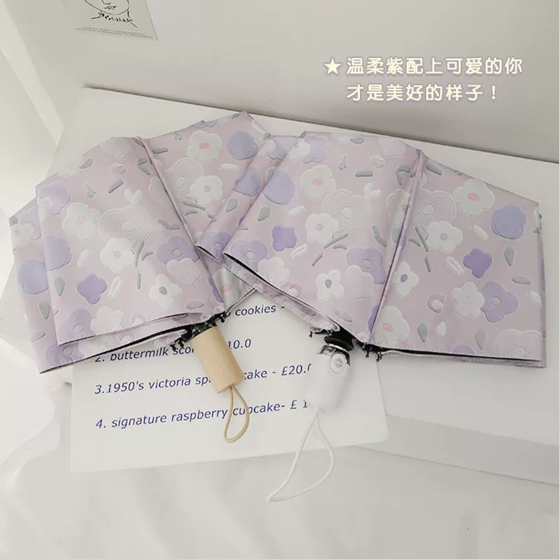 Automatic Japanese umbrella for students solar-powered, fully automatic, sun protection, UV protection