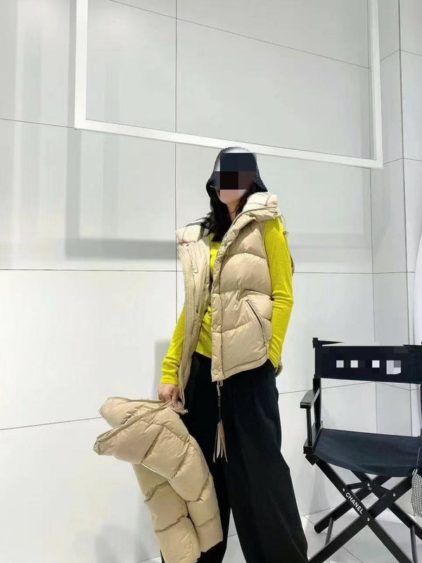 高版本B家天花板羽绒服外套可拆卸背心款男女同款拼接连帽夹克|undefined