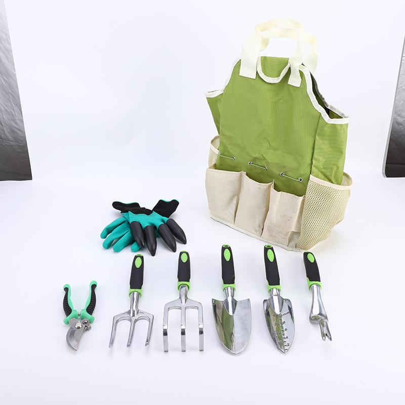 Herramientas de jardinería traje de aleación de aluminio ligero jardín pala de plantación de flores y verduras en maceta herramientas de jardín traje