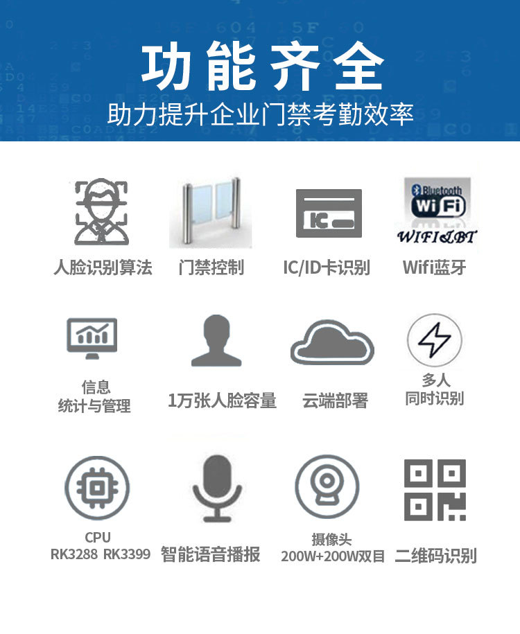 人脸识别门禁机