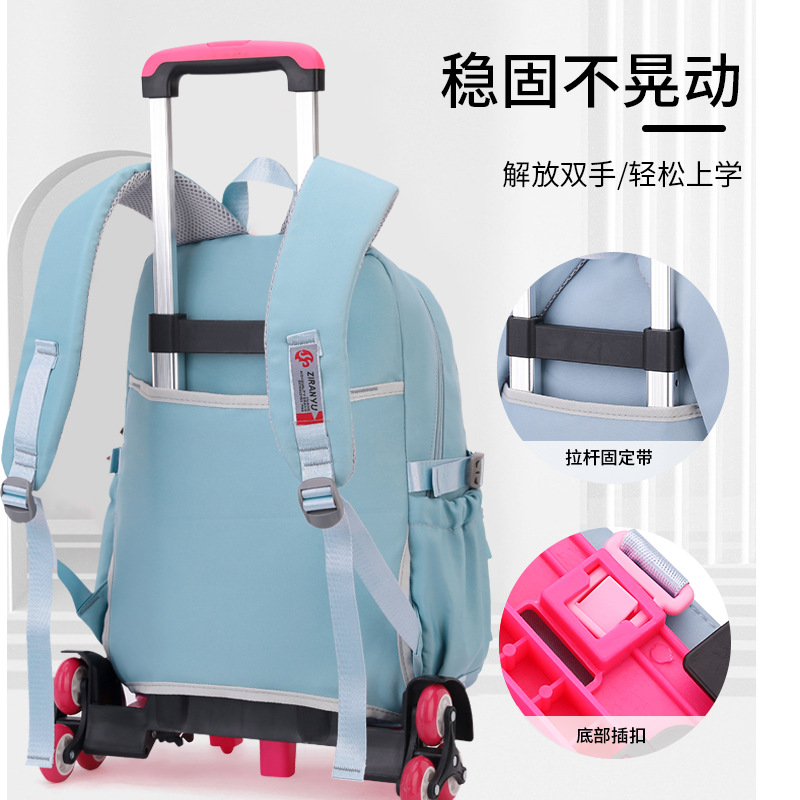 2022 pescado natural estudiante mochila 3-6 grado ligero de gran capacidad de múltiples capas transpirable transfronteriza Venta caliente