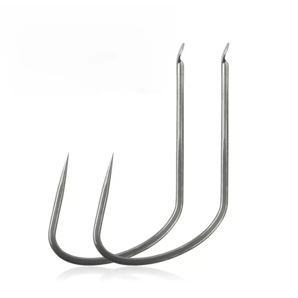 Super front fish hook bulk black pit steal donkey wild fishing competitive wolf wolf wolf tooth sleeve hook carp small mixed breeding improved fishing hook