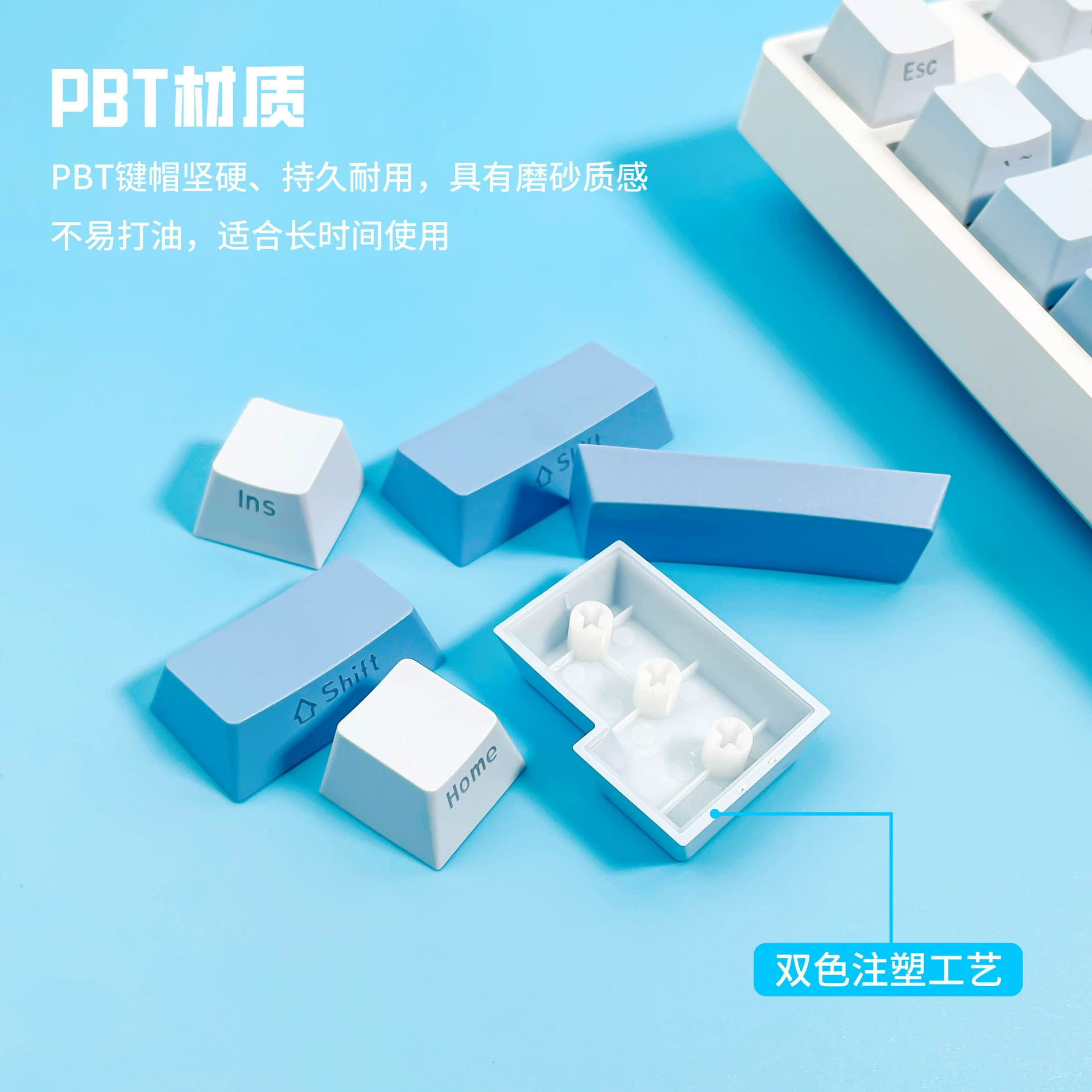 [Side Gravity] Polar Day микропыль, пылеуловитель, матчa O E EM высокое боковое подсветка PBT механические колпачки для клавиш