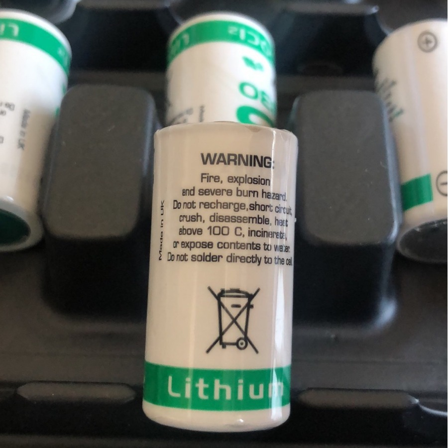 梅思安天鹰2X气体检测仪通用电池 原装进口SAFT LS17330圆柱电池