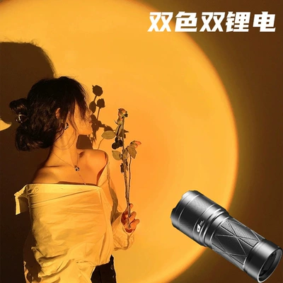 Pathfinder Bee S50 Photography Flashlight Supplementary Light Outdoor Lighting Special High Power Imaging Zoom Four Color Strong Light (UV fənərlər) - four-color-enhanced-versionthree-lithium-batteriesstepless-dimming