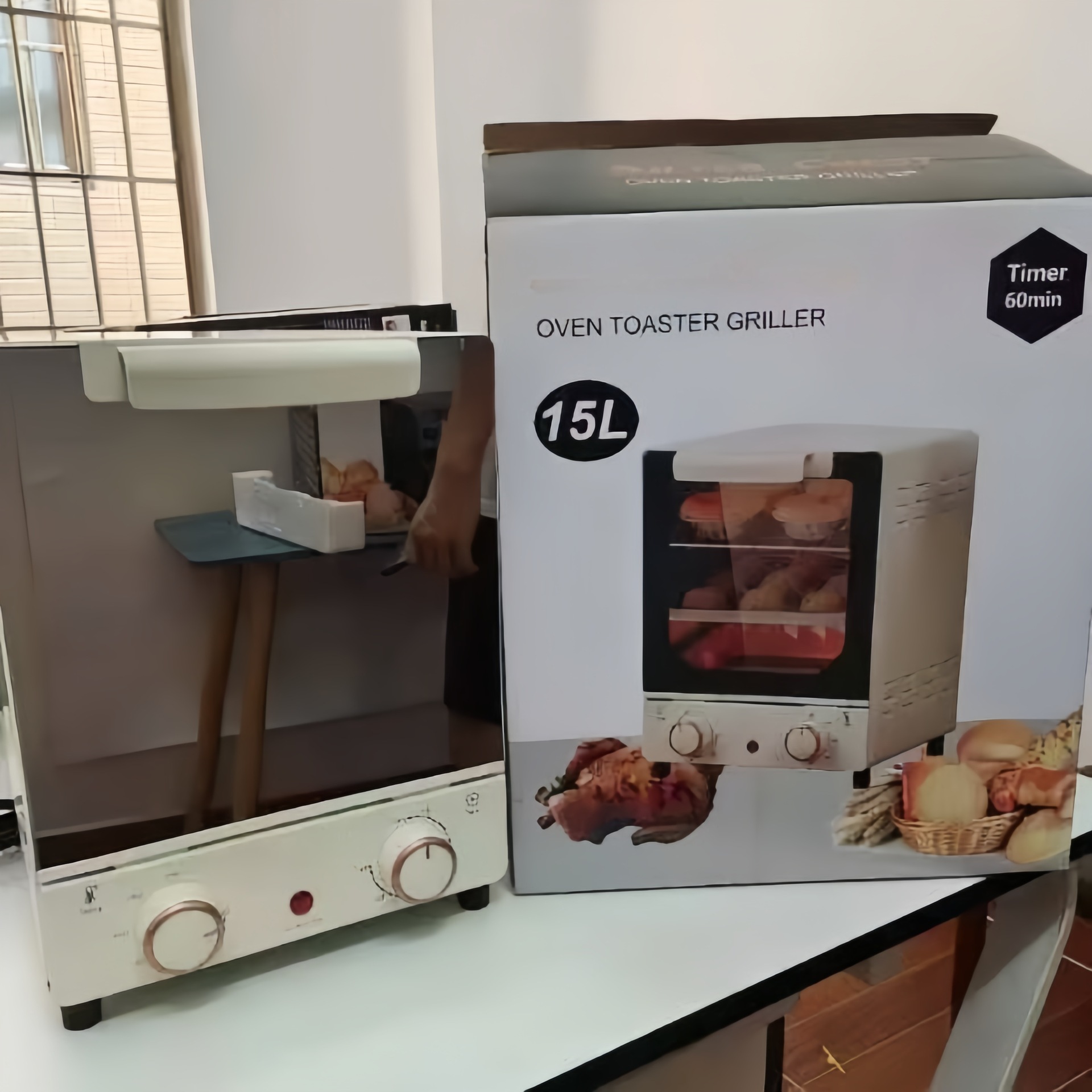 Isolfan 15L Mini Pizza Oven Fast Heating Small Capacity Oven