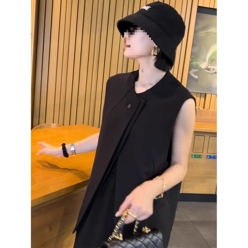 西装马甲女小个子2025春秋新款设计感爆款高级时尚西服马夹外套潮|undefined