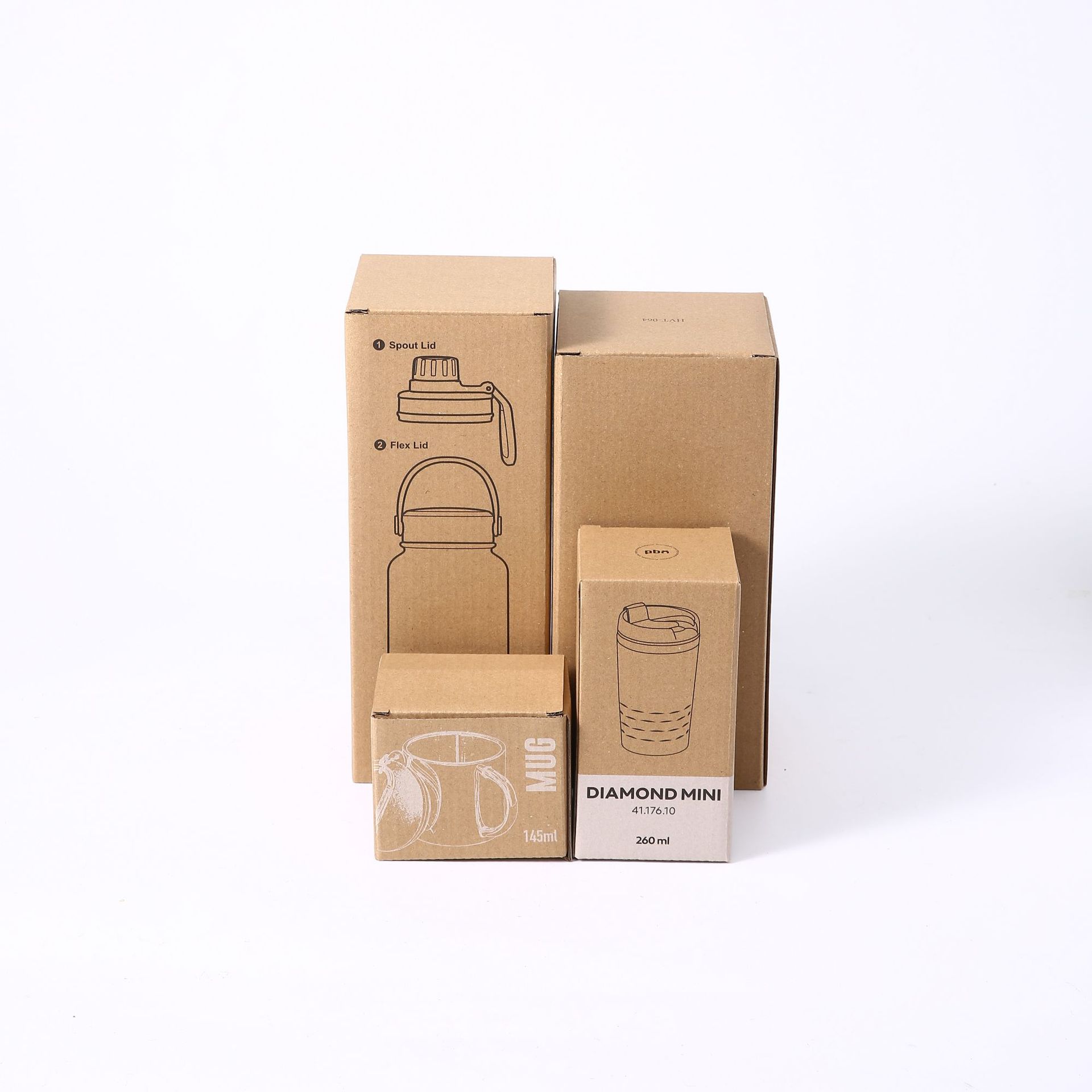 Kraft paper box customization manufacturer direct sales sky and…