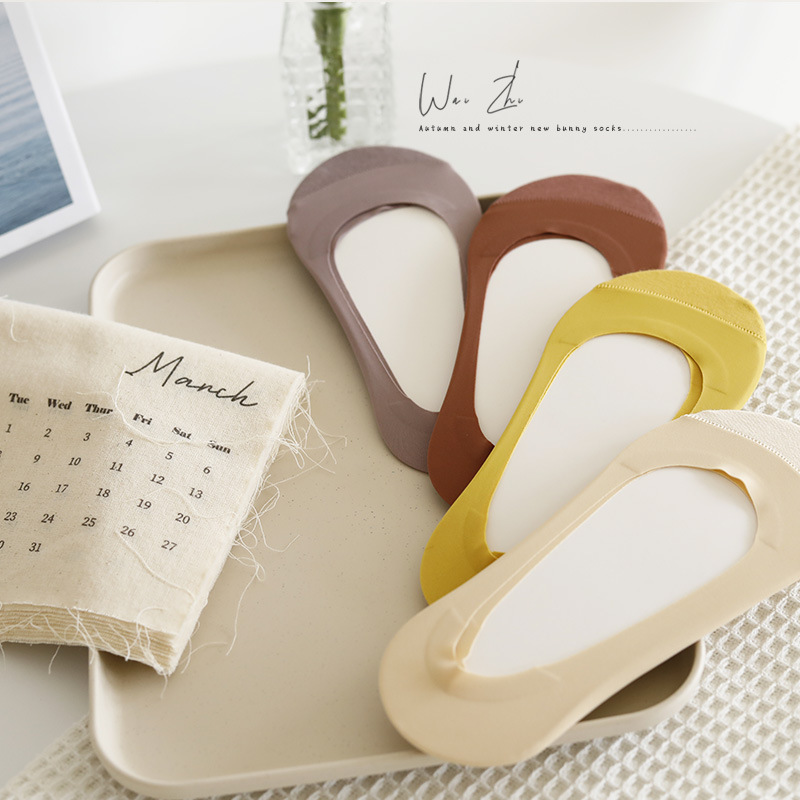 Non-slip thin invisible comfortable breathable summer socks