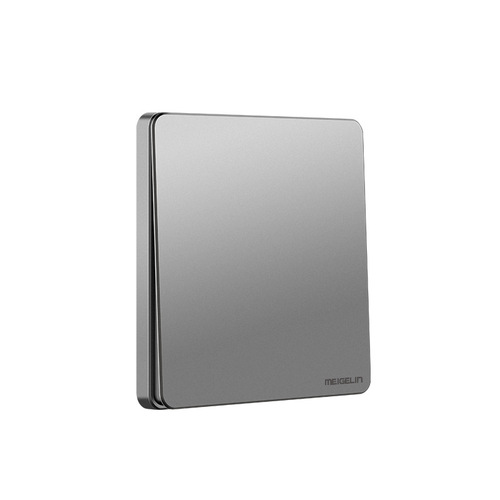 Manufacturer's own starry sky gray wall switch concealed five-hole switch socket panel PC high temperature flame retardant and fireproof