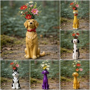 �羳�¿�Quirky Dog Vase �ֹ��������ع�����ƿ�Ҿ��b�֬�[��