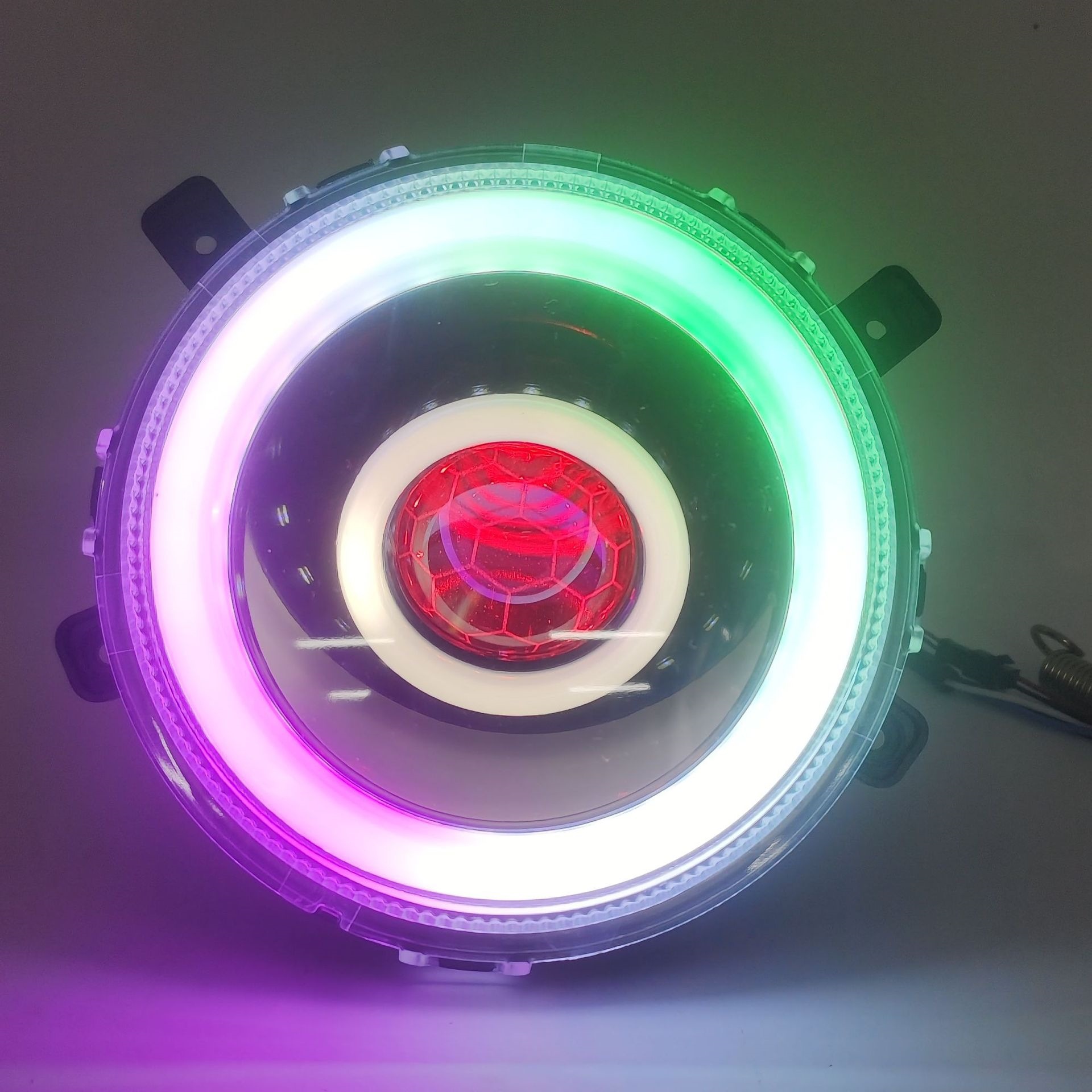 N9Gt Bull Bluetooth Adjustable 12V Honeycomb Headlight Taibang Songjie Jiadi Electric Vehicle Bull N9 Front Headlight