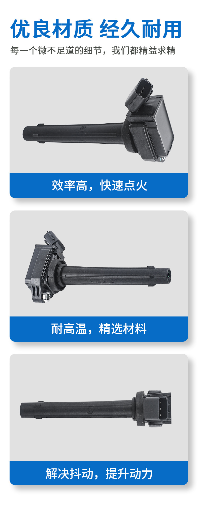 Car Ignition Coil High Voltage Package Igniter F01R00A072 1016052957 Suitable for Geely Emgrand Ec8