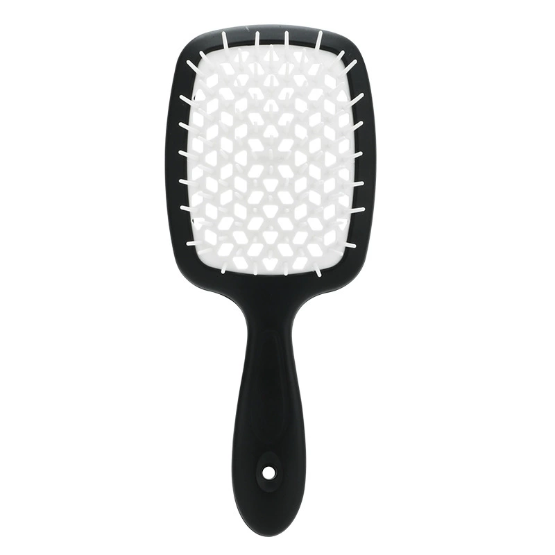 Scalp massaging paddle brush, lightweight detangling, volume‑adding