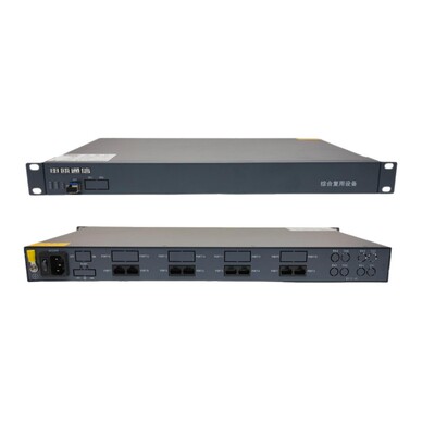 申歐機架式小型8路關口語音網關，模擬電話用戶接入網關，光端機