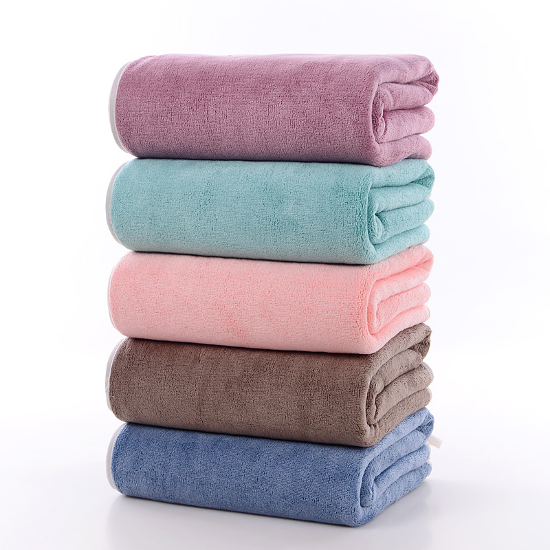 Grande serviette de bain absorbante et douce pour la douche_voghion.com