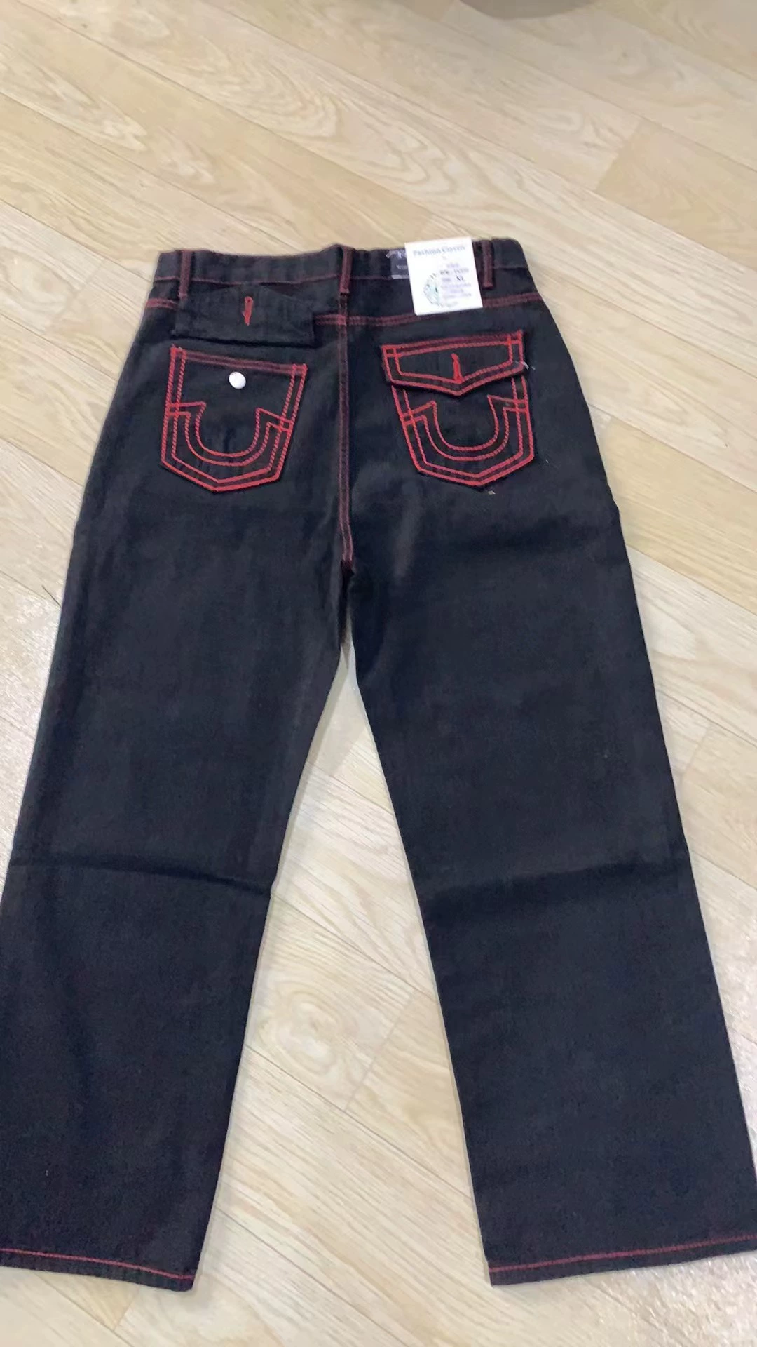 Джинсы True Religion Super T, низкая посадка, клёш bootcut, Y2K 90‑е, синие