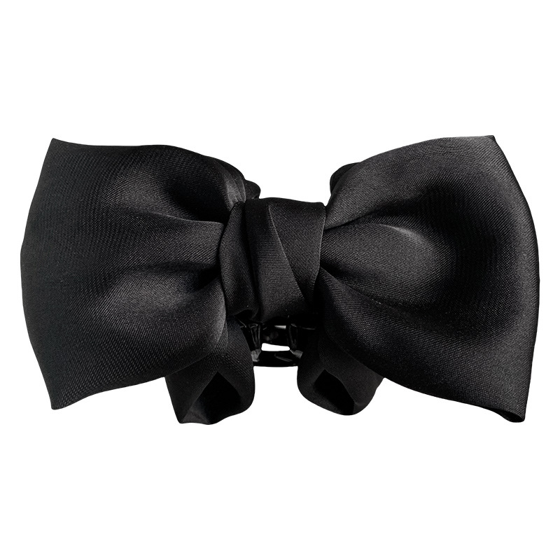 Pinza para moño con lazo de seda accesorio de pelo para mujer_voghion.com